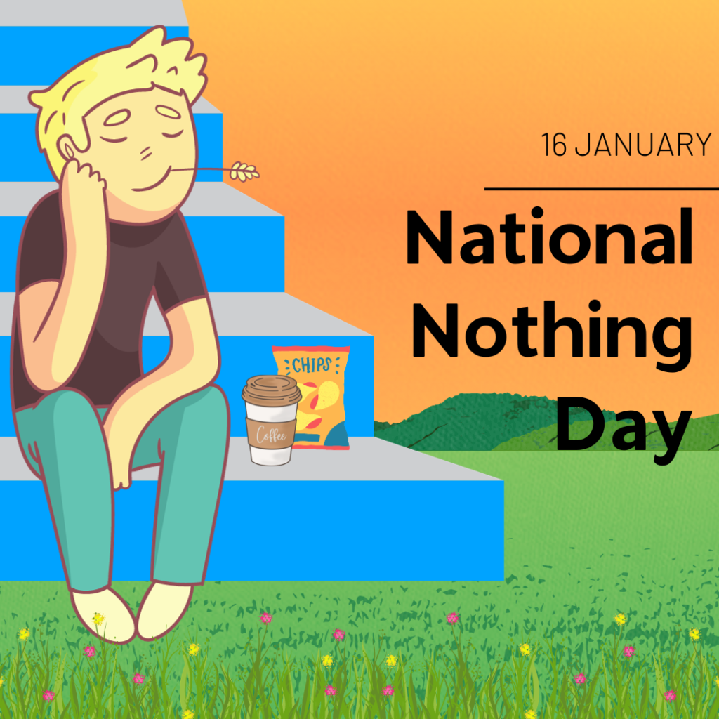 Poster on National nothing Day.